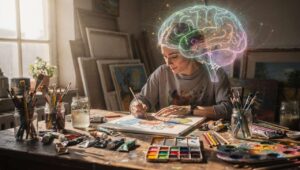 Ifølge neurovidenskaben har dem, der ofte tegner eller maler, disse særlige kræfter